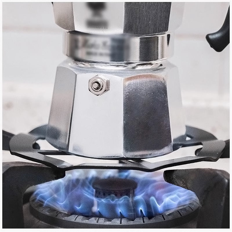 Moka qazan sobası məişət kiçik süd qazanı güveç sürüşməyə qarşı mötərizə qaz sobası rəfi qazan rəfi universal soba sobası rafı