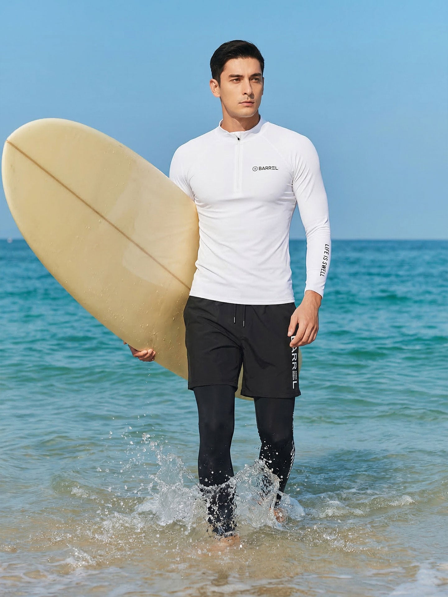 Wetsuit cüt kişi və qadın meduza kostyumu sörf üçün pulsuz şnorkelli yaş kostyum uzunqol şalvar tez quruyan günəşdən qoruyan yeni çimərlik kostyumu