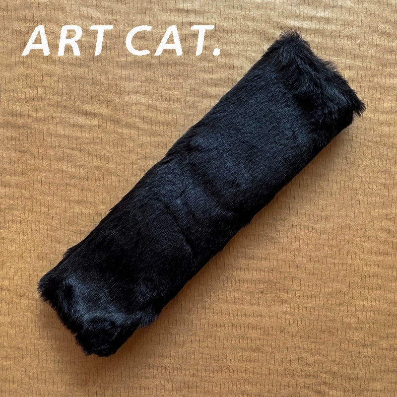 Art Cat Avtomobil Təhlükəsizlik Kəməri Çiyin Yastığı Qapağı Minimalist DIY Aşınmaya Qarşı Geyim Boğulmaya Qarşı Boyun Qoruyucu Qapaq Bütün İl Boyu Neytral