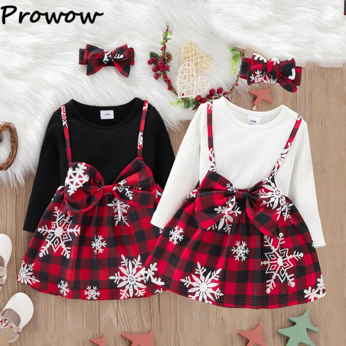 Ucuz Geyimlər Uşaqlar üçün Milad Donları Qızlar üçün Uzun Qollu P