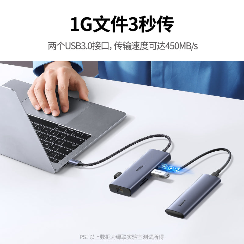 Green Alliance typec dok stansiyası ikili HDMI portu yüksək dəqiqlikli üç ekranlı müstəqil displey çox ekranlı dok stansiyası universal Thunderbolt 3/4 noutbuk xarici displeyi USB-C-dən HDMI çoxfunksiyalı çevirici