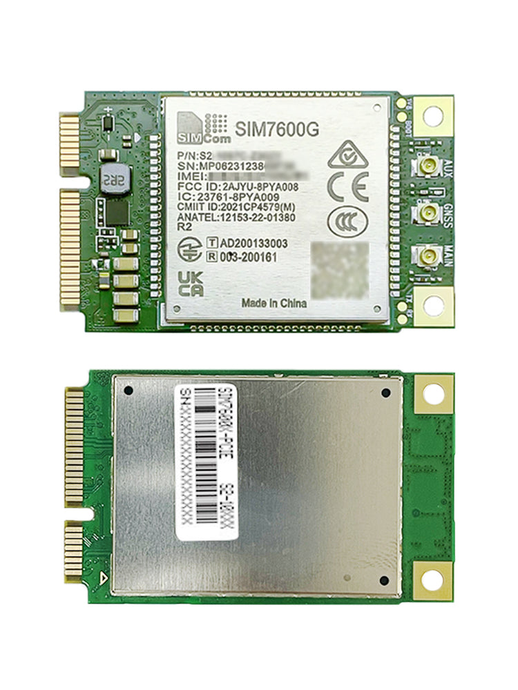 SIM7600G SIM7600G-H MINIPCIE 4G qlobal tezlik diapazonu modulu, EG25GGB ilə uyğun gəlir