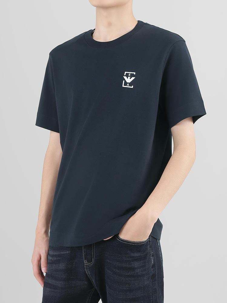 EA Armani Men's Cotton Short Sleeve T-Shirt EM001068 AF12926