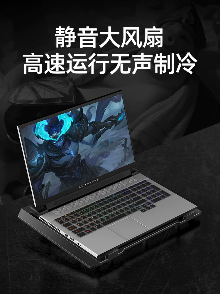 Core Ice S511 Notebook Radiator Baza Su Soyutma 14-düymlük Braket Lövhəsi Oyun Noutbukunun Egzoz Ventili Noutbuk Soyutma Lenovo Asus Dell HP Xiaomi Planşetinə uyğundur
