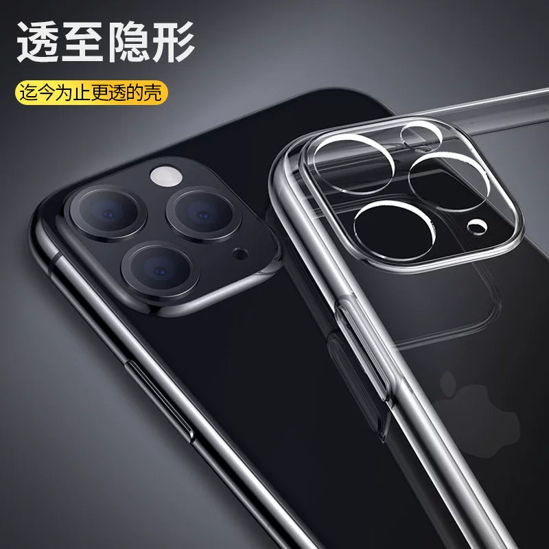 Şəffaf 15Pro Max Apple 12mini mobil telefon qutusu üçün uyğundur iPhone11ProMax silikon 13pm yumşaq qutu XS XR hər şey daxil 14Plus düşməyə qarşı XsMax yeni SE3/2 kişi və qadın qutusu