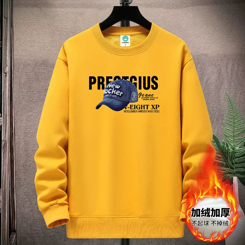 Yeniyetmələr və tələbələr üçün payız/qış təmiz pambıqdan hazırlanmış yun yaxalıqlı sviter, boş oturan gündəlik kazak alt qatı, qalın və isti top