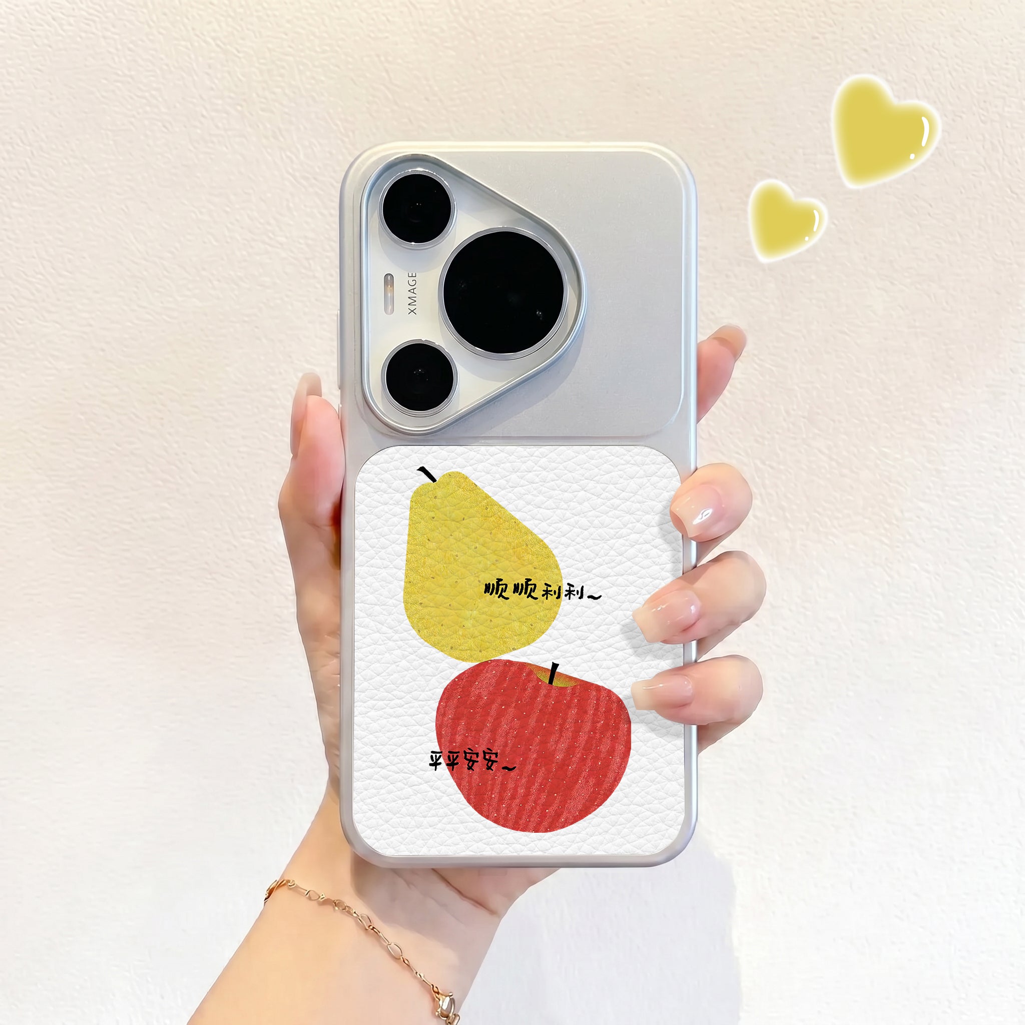 Məktub canavar şəkli Huawei pura90promax cib telefonu qabı pura90pro dəri silikon qutu pura90Pura80ultra imitasiya dəri qoruyucu çanta p70 yüksək səviyyəli p60 qadın