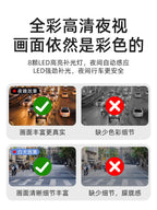 Ahd1080p Yük maşını HD Rəqəmsal Metal Ulduz İşığı Tam Rəngli Reversing Suya davamlı İnfraqırmızı İşıq CCTV Monitoru