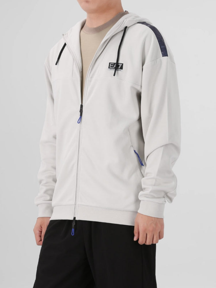 EA7 Armani Men's Zip Up Hoodie 6DPM24 PJUWZ