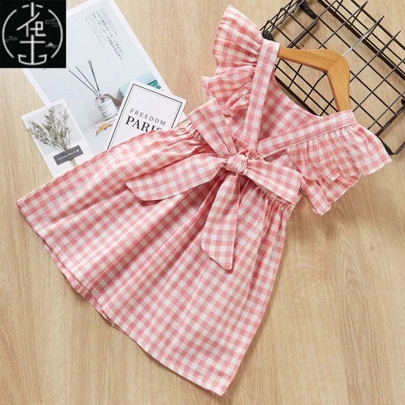 Körpə Qızlar üçün Ad Günü Tutu Donu Uşaqlar üçün Yay Geyimləri