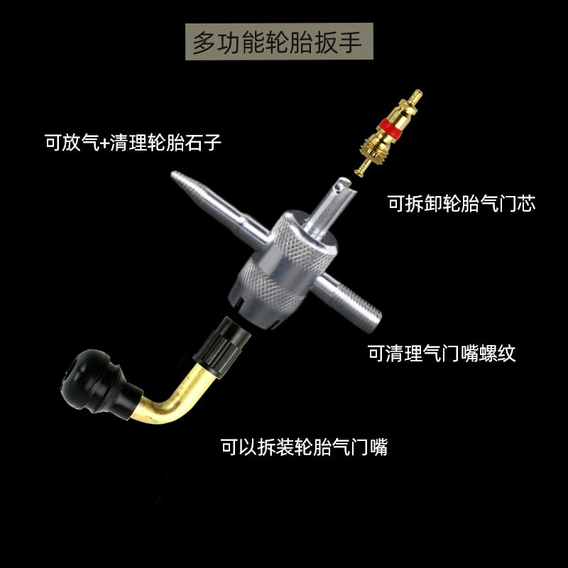 Mayk Elektrikli Avtomobil Valfı Vakuum Təkər Hava Nozzli Şin Klapanı Elektrikli Avtomobil Motosiklet Üç Tekerli Klapanı