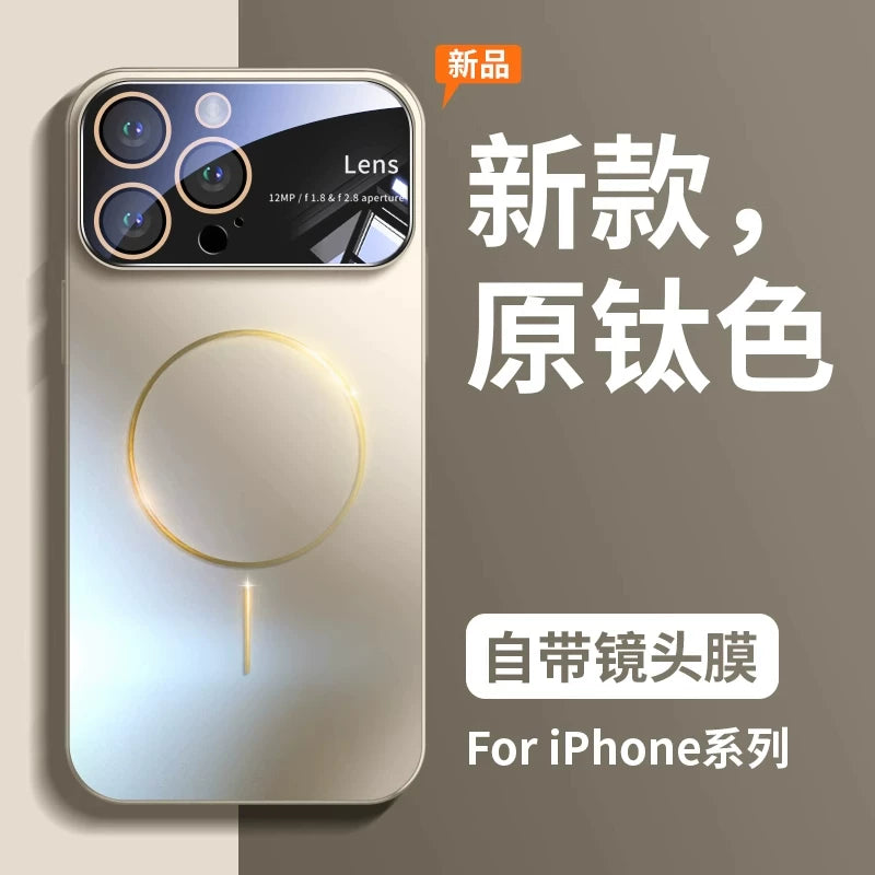 Haoqi yeni Magsafe maqnit iPhone 17 Pro Max telefon korpusu, tam örtüklü, iPhone 16 Pro və 15 Plus üçün düşmədən qorunma, premium hiss, 14 düymlük qoruyucu korpus, kişilər və qadınlar üçün ultra nazik mat sərt qabıq.