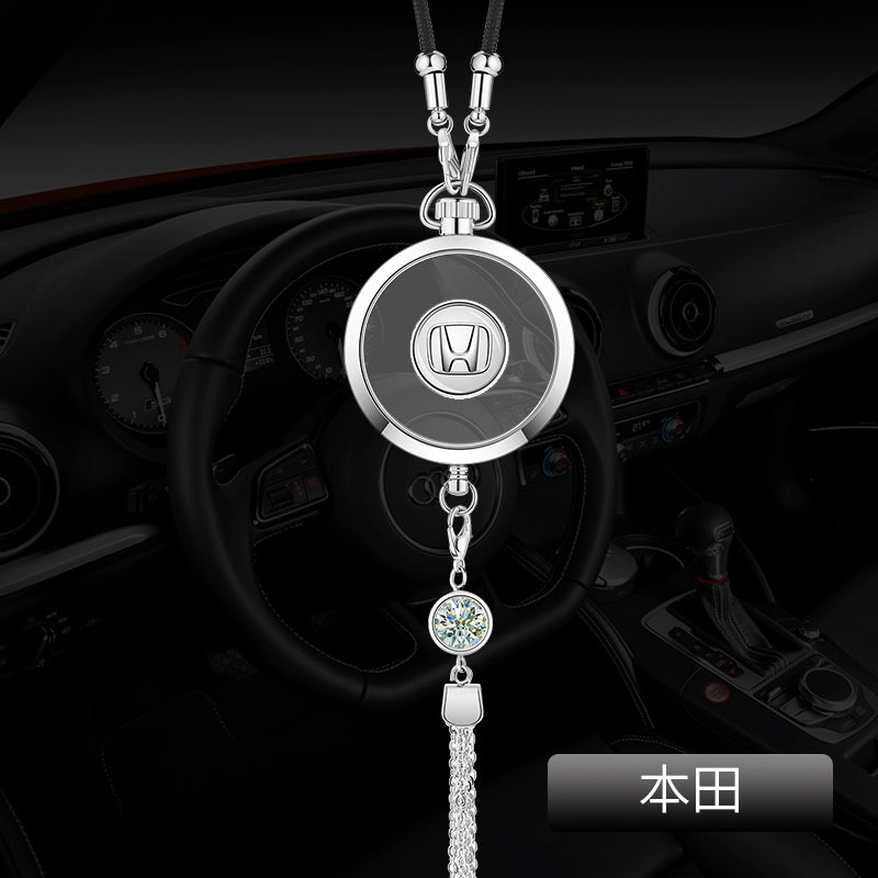 Avtomobil Ətri Avtomobil Asma Metal Qoruyucu Talisman Asma Dekorasiya Yüksək səviyyəli Avtomobil Loqosu Avtomobil Asma Efir Yağı Aromaterapiya Kulonu