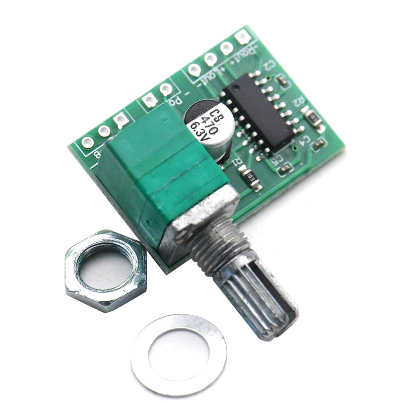 PAM8403 mini rəqəmsal kiçik güc gücləndirici lövhəsi açar potensiometri və USB 5V enerji təchizatı ilə