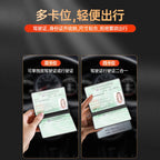 Sürücülük Lisenziyası Dəri Çantası Kişilər üçün Sürücülük Lisenziyası Qoruyucu Çanta Qadın Qəşəng Yaradıcı Dəri İkisi Bir Arada Motorlu Nəqliyyat vasitəsi Sürücülük Lisenziyası Çoxfunksiyalı Çanta