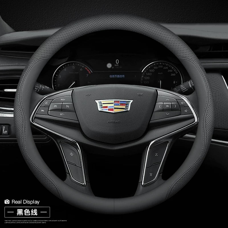Cadillac sükan örtüyü, orijinal dəri, IQ, Ryoma, XTS, ATS/SLS/SRX/CTS, ultra nazik model.