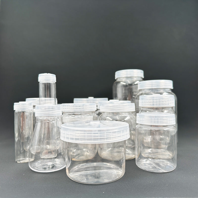 Nəfəs ala bilən örtüyü, yüksək temperatura davamlılığı və yüksək işıq keçiriciliyi olan PC materialı olan plastik toxuma mədəniyyəti şüşəsi, bitki toxuması mədəniyyəti üçün xüsusi şüşə, təkrar istifadə edilə bilər