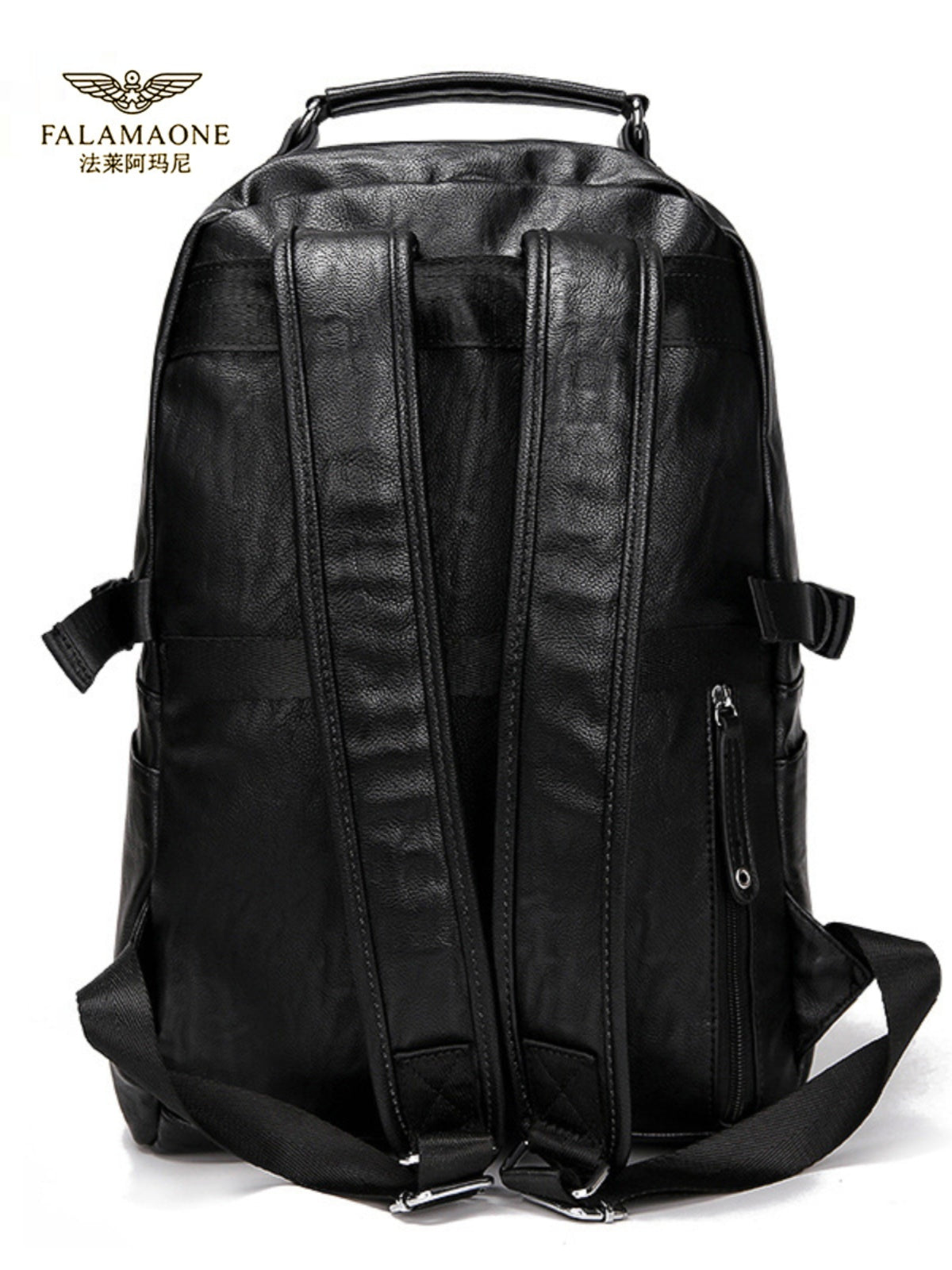 Fala Armani Men's Travel Bag, Genuine Leather, Fashionable Bag, Daily, Large Capacity Laptop Bag, Perfect as a Gift