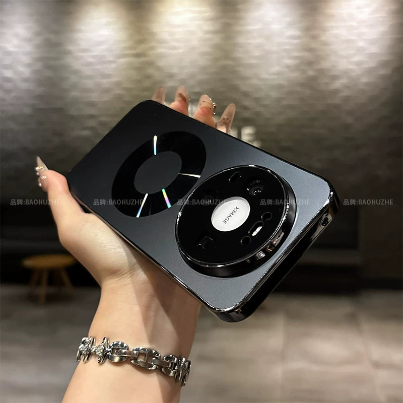 Huawei mate80 mobil telefon qutusu üçün uyğun olan maqnit emiş orijinal maşın nümunəsi yeni mate80pro linza filmi mt80promax hər şey daxil olmaqla yıxılmağa qarşı qoruyucu örtük m70 dəri hiss edən tutqun yüksək səviyyəli qabıqla gəlir