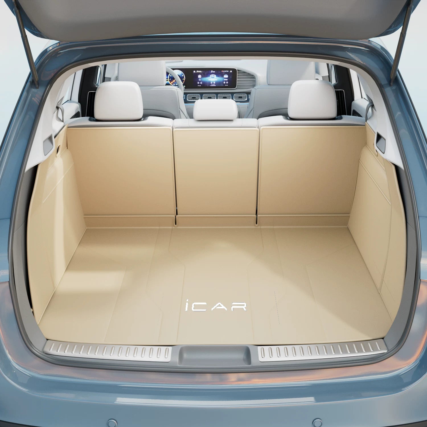Chery iCAR 03T/iCAR Super V23 Baqaj Döşəməsi, 26 Model Avtomobil Daxili Aksesuarları, Tam Örtüklü Baqaj Döşəməsi