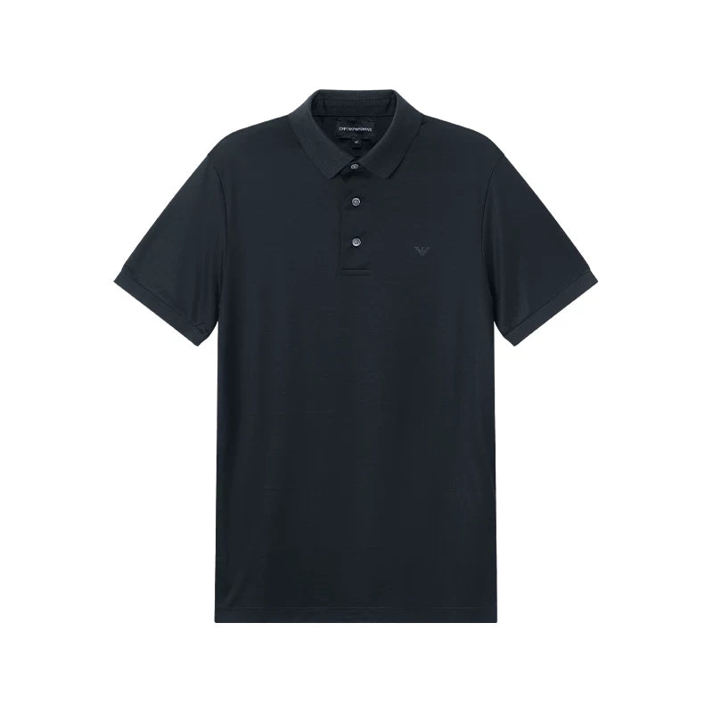 Emporio Armani Men's Lyocell Cotton Short Sleeve Polo Shirt 8N1F96 1JUVZ