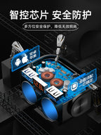 200W Avtomobil Şarj Cihazı Oshur Avtomobil Çoxfunksiyalı Bir İki Siqaret Çakmağı Dönüştürücü Mobil Telefon Super Fleş Doldurucu