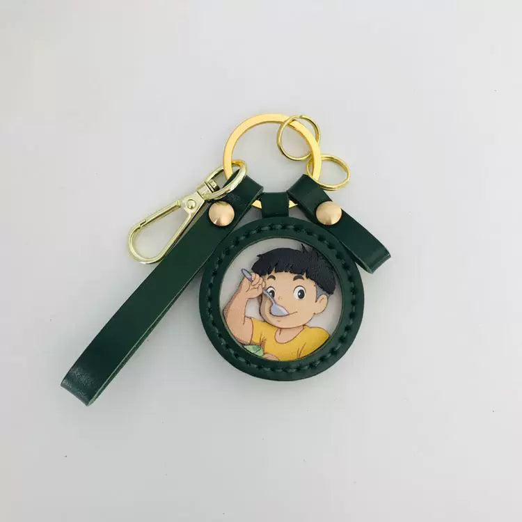 Ponyo Sosuke açar zənciri, əl işi, yaradıcı, fərdiləşdirilmiş avtomobil açarı kulonu, çanta şarfı, cütlüklər üçün ad günü hədiyyəsi.