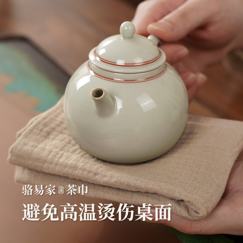 Luo Yijia çay dəsmalı, çay mərasimi, Zen dəsmal, çay dəsti, çay dəsmal, uducu çay süfrəsi, pambıq çay süfrəsi, qazan dəsmal, çay sənəti döşəyi