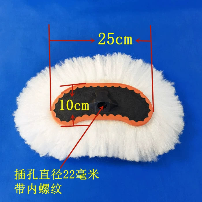 Uzun Alüminium Alaşımlı Genişləndirici Bağlantı Avtomobil Yuma Fırçası Yumşaq Yun Pambıq İpli Fantastik Mopping Aləti Avtomobil Tozlayıcı Mum Fırçası Baş Süd İpək Avtomobil Fırçası