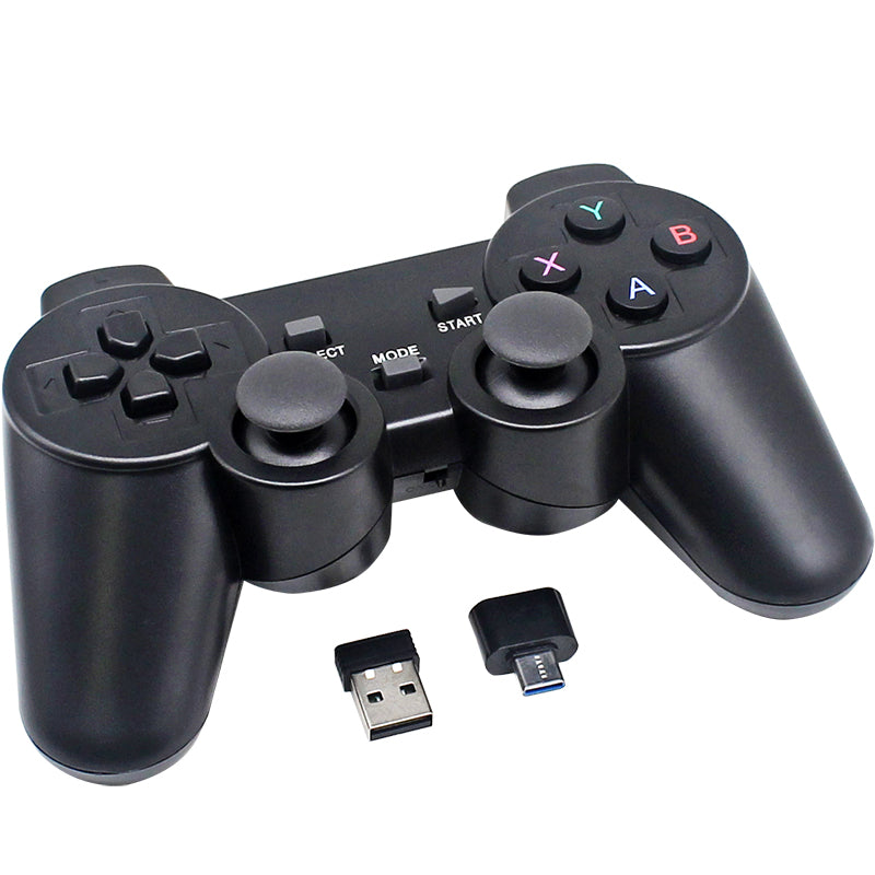 USB simsiz oyun nəzarətçisi 2.4G universal nəzarətçi PS3 oyunlarına kompüter, televizor, mobil telefon və planşet qoşulmasını dəstəkləyir
