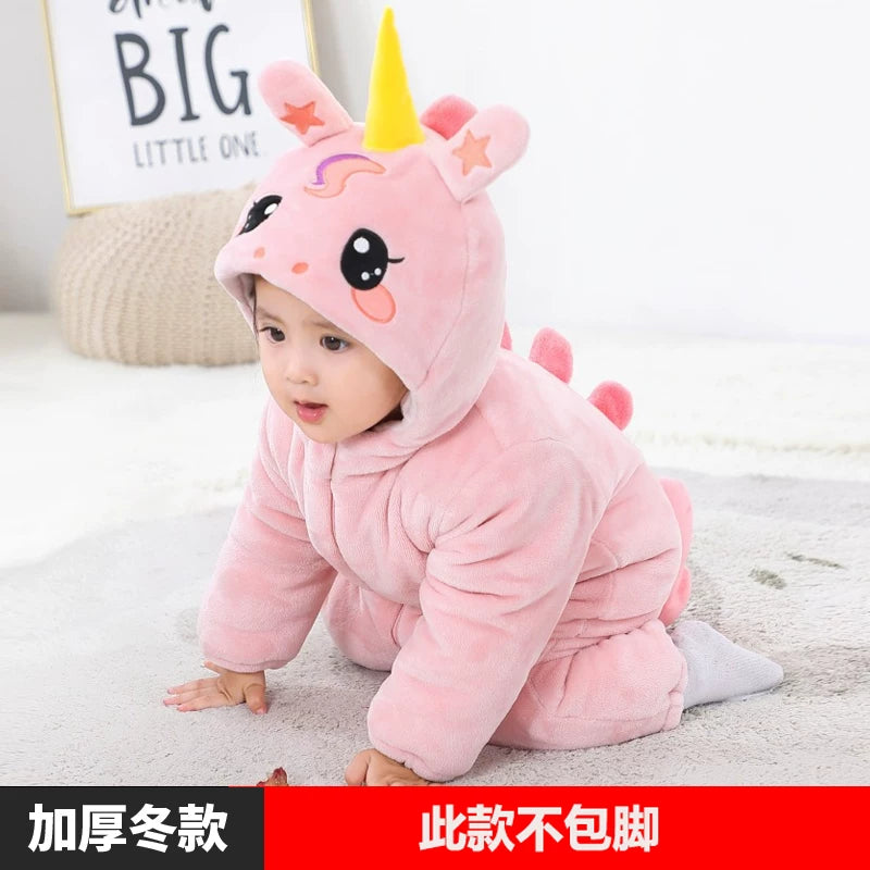 Körpə Yaz və Payız Topdan Dəsti, Dinozavr Pijamaları, Payız və Qış Körpə Romperləri, Super Şirin və Sevimli Geyimlər