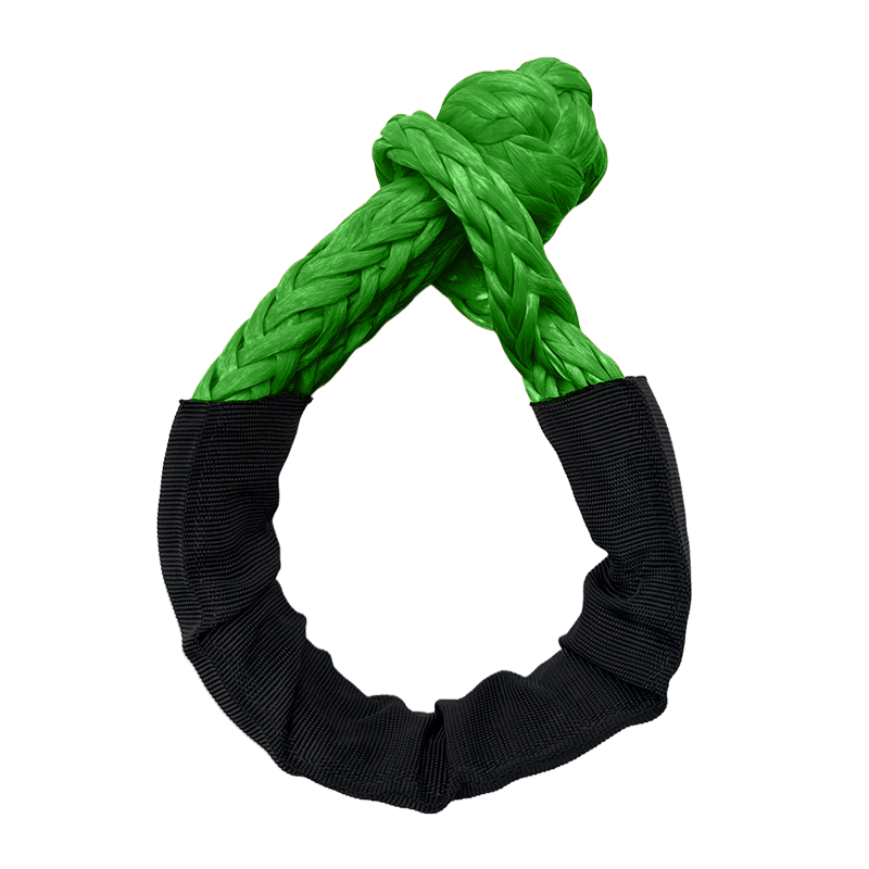 Ultra-high molecular weight polymer soft shackle rope, fiber braid shackle rope, soldered tow rope, outdoor towing rope, 17 tons