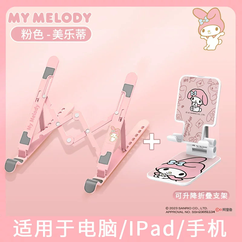 Disney Strawberry Bear Noutbuk Standı Mickey Lift Masaüstü Sanrio Artırılmış Şaquli Kronşteyn Portativ Planşet Dəstəyi Standı Portativ Asma Radiator Ofis Xüsusi