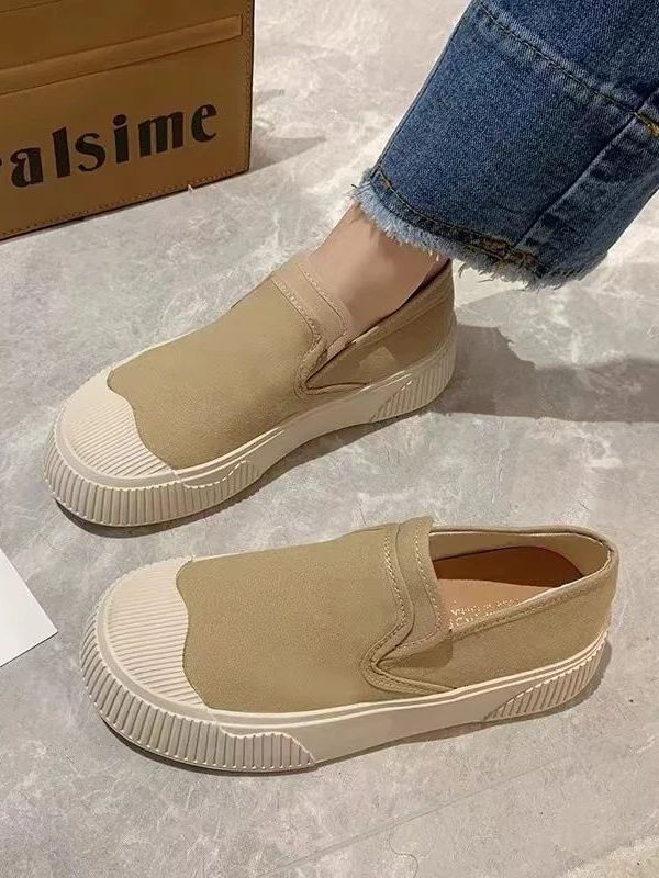 Yeni Qalın dabanlı Qadın Ayaqqabıları Loafers Qadın Dizayn Sense