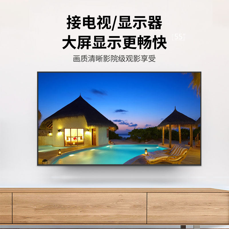 Tengfei minidp to hdmi adapter kabeli vga apple notebook 4K TV monitor proyektoruna qoşulmuş mini kiçik dp çevirici ildırım macbook video əlaqə çevirici kompüter