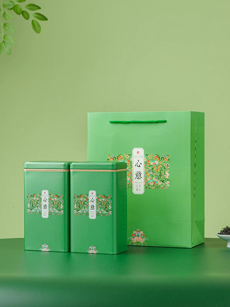 Universal çay qutusu ütü qutusu düzbucaqlı dəmir qutu Biluochun ağ çay Longjing boş çay qırmızı və yaşıl çay möhürlənmiş dəmir qablaşdırma qutusu