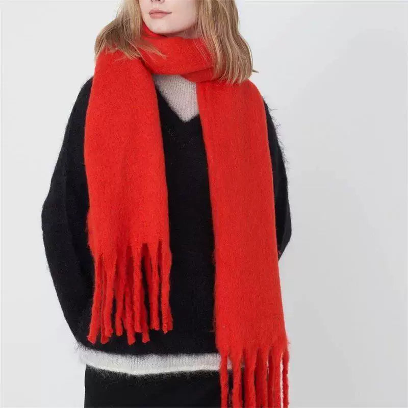 Lüks Payız Qış Qış Şərfi Qadın Kaşmir Şərfi Qalın