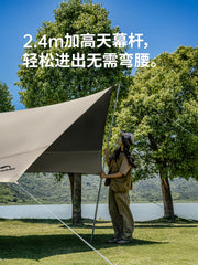 naturehike Noke Yunxiao seriyası titan qara rezin örtüklü çadır açıq düşərgə avadanlığı küləyə davamlı günəşdən qorunma