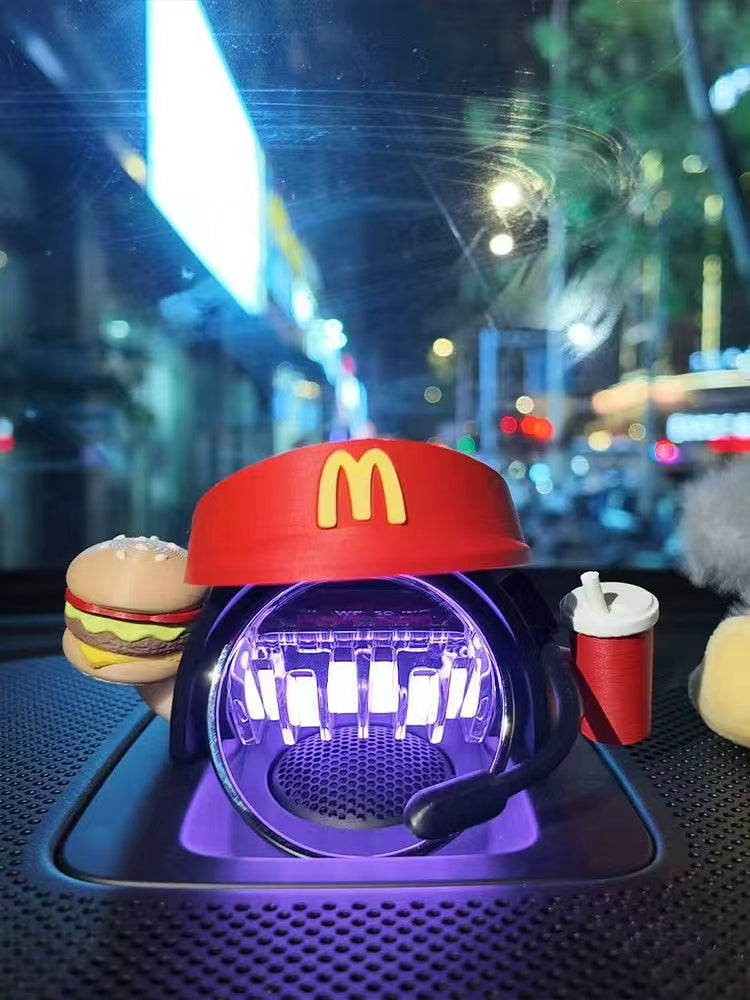 Ask The World audio papaq m9m8m7 ulduz üzük bəzək robot baş geyimi daxili dekorasiya mərkəzi audio dekorasiya