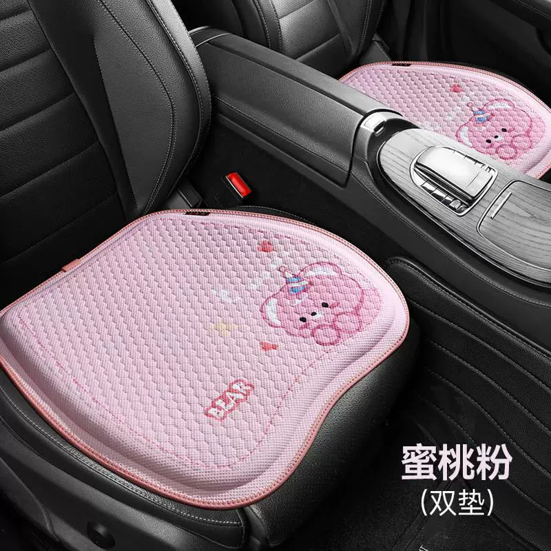 Yeni avtomobil oturacağı yastığı, bütün mövsüm universal, premium gel pətək yastığı, cizgi filmi qış avtomobil döşəyi, oturacaq örtüyü, oturacaq yastığı