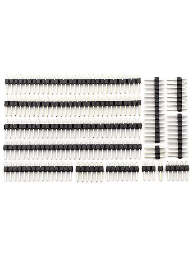 Tək sıra sancaqlar, iki cərgə sancaqlar, mis aralıq 2,54MM1*2/3/4/5/6/7/8/10/12/20/30P qızıl örtüklü sancaqlar - 2
