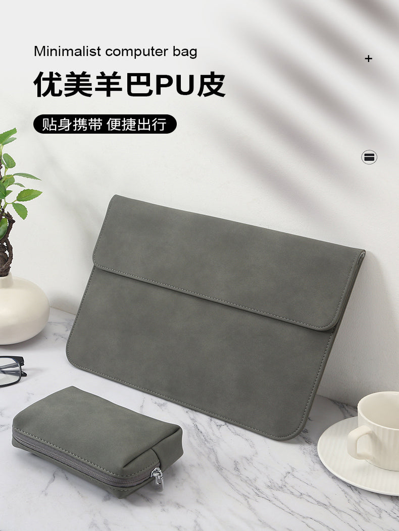Noutbuk layneri qolu kompüter çantası Apple MacBook Air Liner çantası M3 üçün uyğundur Huawei MateBook qoruyucu örtük Xiaoxin 13/14/15 Honor pro16 saxlama çantası 13.3 Xiaomi Qadınlar