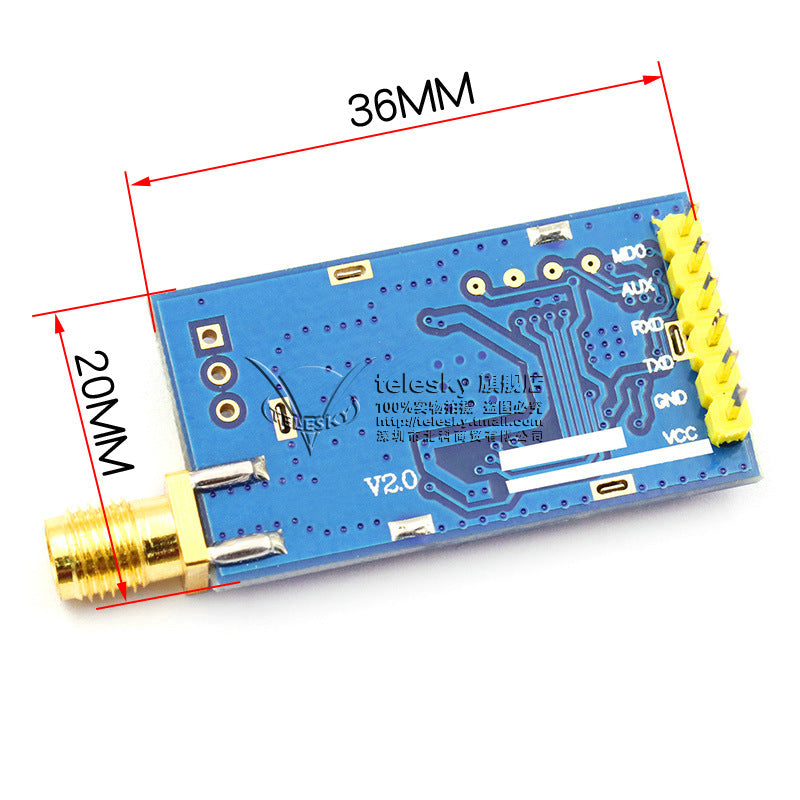 ATK-LORA-01 simsiz serial port modulu rabitə modulu SX1278 yayılmış spektr