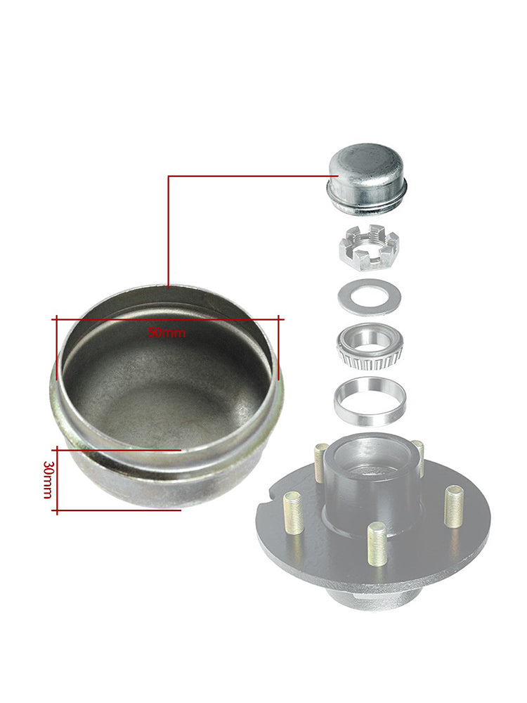 Toz Qapağı Qoşqu Avtomobil Ox Başlığı Təkər Baxımı Toz Qapağı Qoşqu Aksesuarları