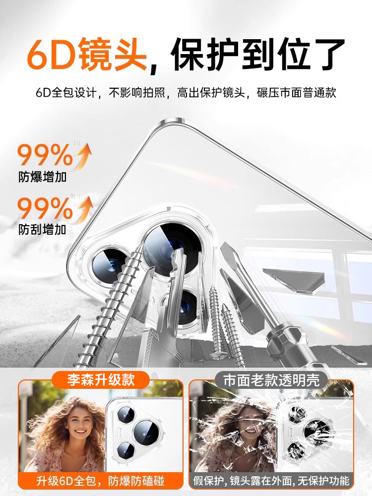 LISNE Huawei Pura90Promax mobil telefon qutusu, yeni şəffaf Pura70pro qoruyucu örtük obyektivi, hər şey daxil olmaqla, düşməyə qarşı mobil telefon qutusu, ultra nazik pura80pro+ qabığı, qabaqcıl P70Pro üçün uyğundur.