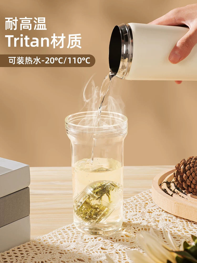 Çay sızması çay filtri çay artefaktı Tritan materialı yüksək temperatura davamlı çay filtri izolyasiya edilmiş su fincanı universal çay topu