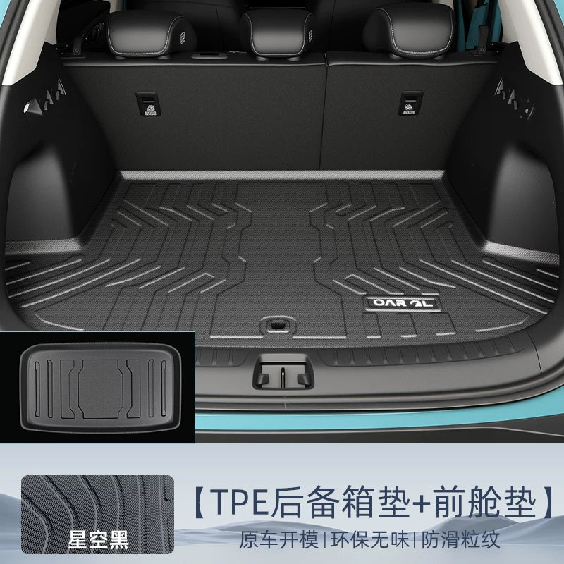 25 BYD Hiace 05EV Xüsusi Baqaj Döşəməsi TPE Quyruq Qutusu Döşəməsi Ön və Arxa Avtomobil Aksesuarları 05