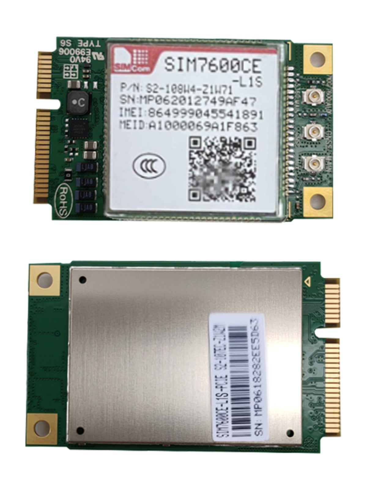 SIM7600CE-T SIM7600CE-M1S SIM7600CE-L1S PCIE modul 4G yeni orijinal