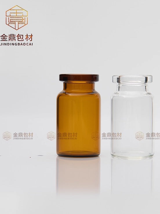 Silindrik şüşə 7ml ml şüşə butulka şəffaf qəhvəyi nəzarət şüşəsi dendrobium dondurularaq qurudulmuş toz şüşəsi alt şüşə qablaşdırma eksperimental şüşə