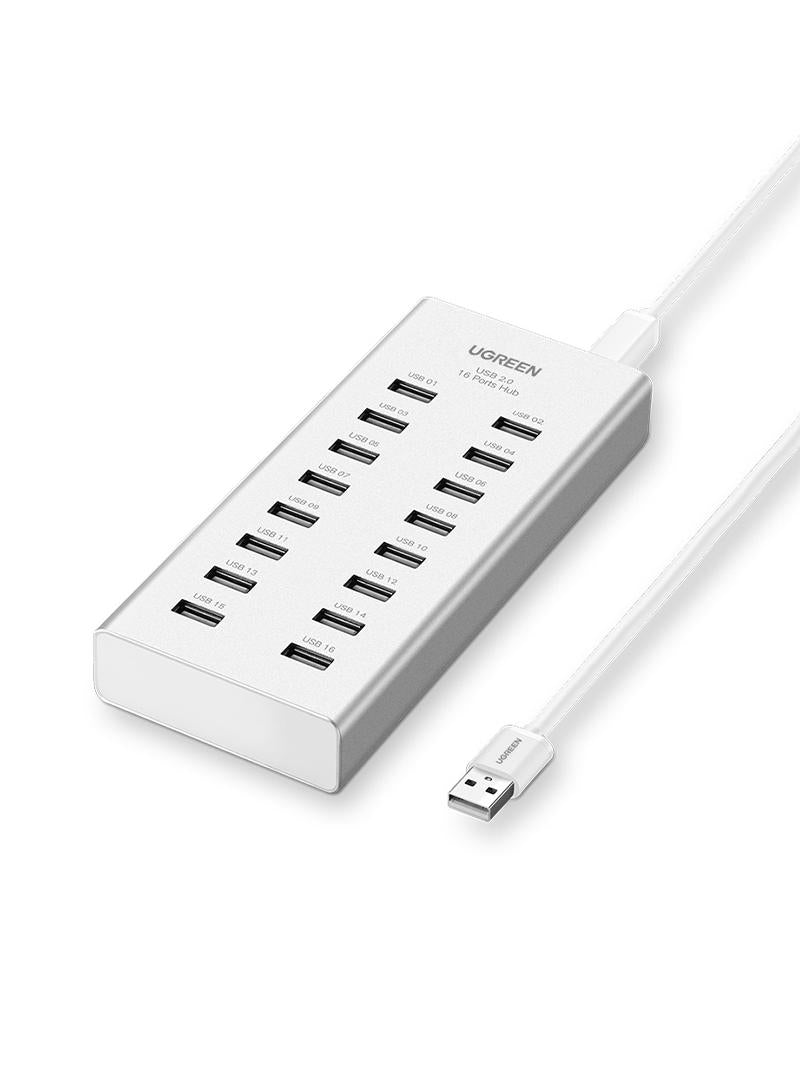 Green Alliance usb genişləndirici dəsti splitter birə bir 16 portlu noutbuk cib telefonu U disk printeri çox interfeysli konvertasiya birləşdiricisi HUB enerji təchizatı ilə çox funksiyalı çox portlu genişləndirici dok fırçası maşını